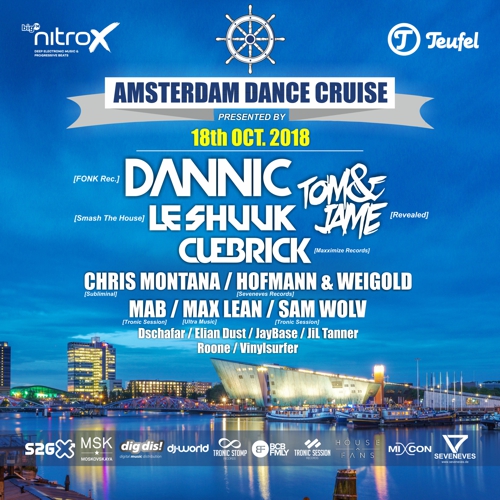 18.10.2018 Amsterdam Dance Cruise presented by Seveneves Records & S2G Productions